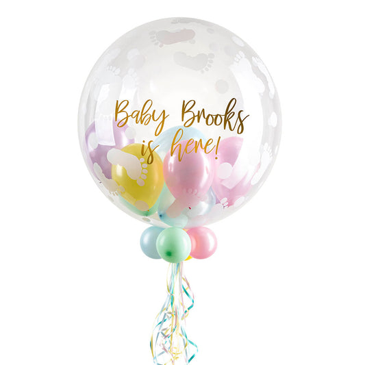 Personalised Bubble Balloon in a Box - Sweet Baby Personalised Bubbles 39591-Personalised-Bubble-Balloon-Sweet-Baby-_3