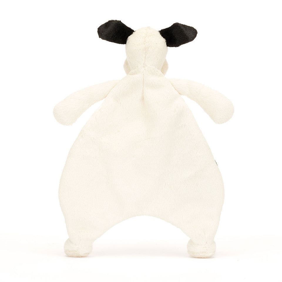 Jellycat Bashful Black & Cream Puppy Comforter - Personalised Comforter BundlesofJoy_BashfulPuppyComforter3