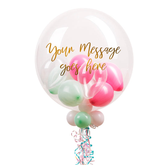 Personalised Bubble Balloon in a Box – Marshmallow Default Title Personalised Bubbles SKU36377_MashmellowScript_0de196b1-d585-4759-a4fe-4a89e01a233c
