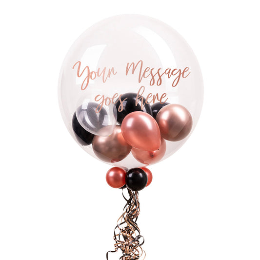 Personalised Bubble Balloon in a Box – Rose Gold Chic Default Title Personalised Bubbles SKU36391_RosegoldchiScript_e17eed86-84c1-4792-8ae9-5dc23a4fae9d