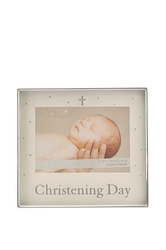 Bambino Silver Plated Christening Day Photo Frame Photo Frame m5017224768680_multi_xl_1