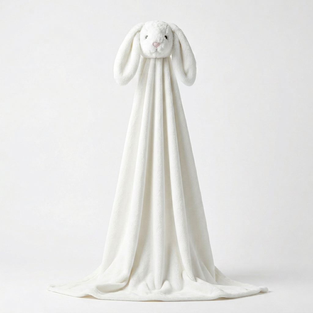 Personalised Plush Large Double Layered Bunny Blanket