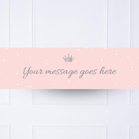 Princess Perfection Personalised Party Banner