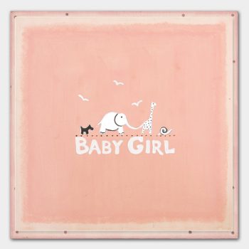 Baby Girl Wooden Keepsake Box