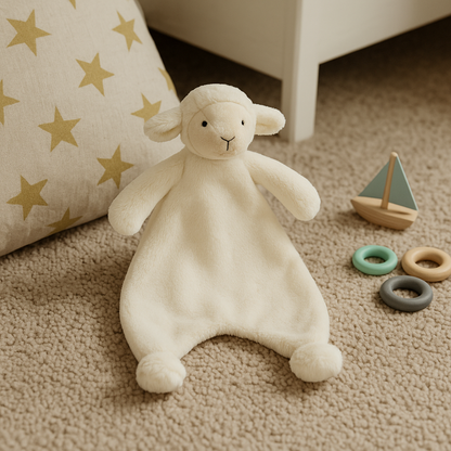 Jellycat Bashful Lamb Comforter - Personalised Comforter BashfulLambComforter