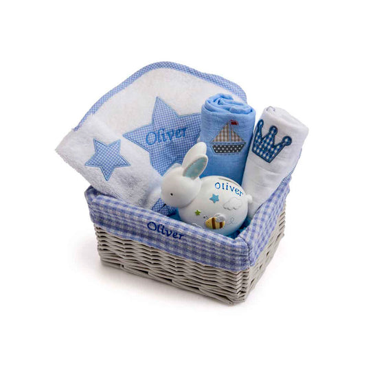 Personalised New Baby Gift Set Hamper