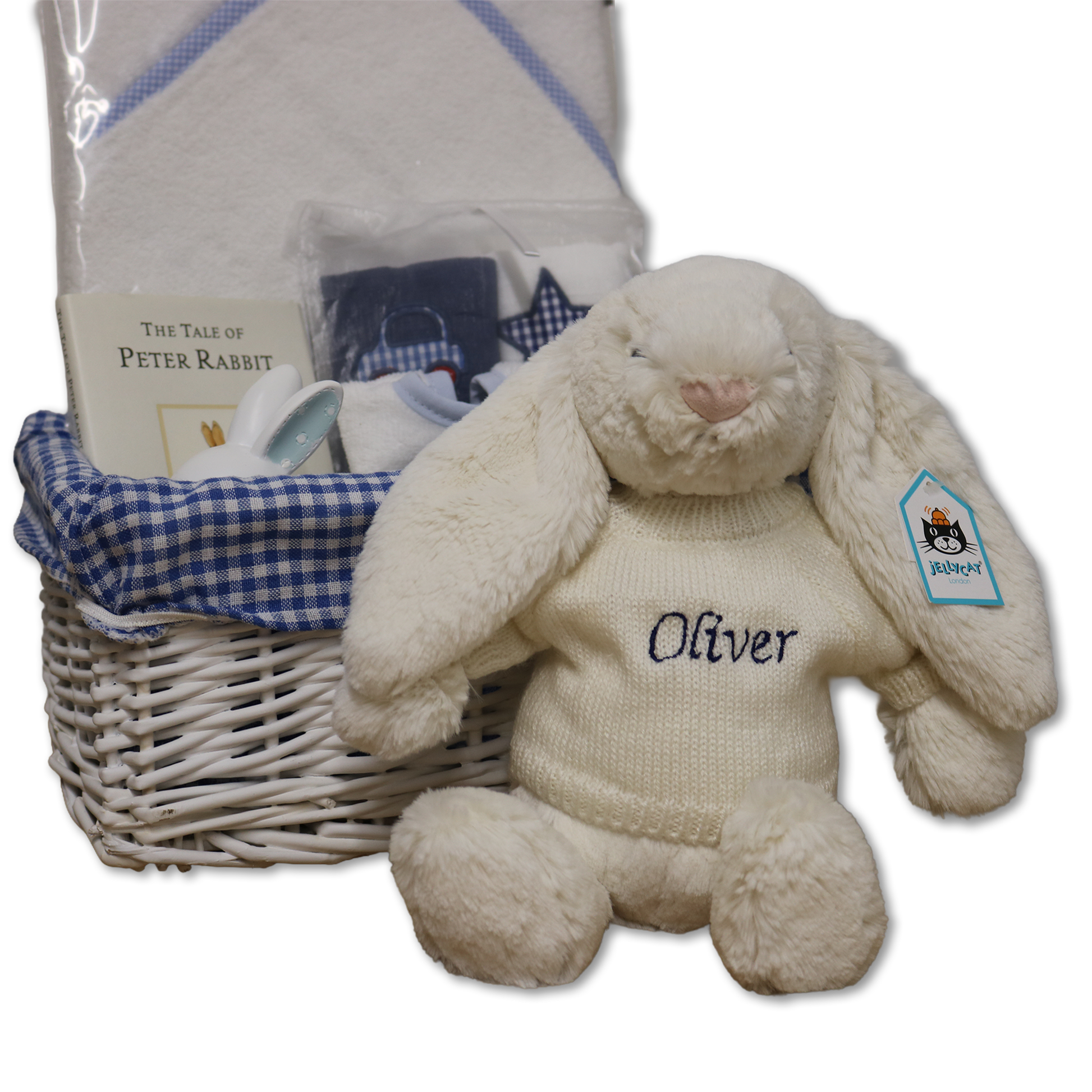 Blue Personalised Jumper Baby Hamper Baby Hamper BlueHamper5
