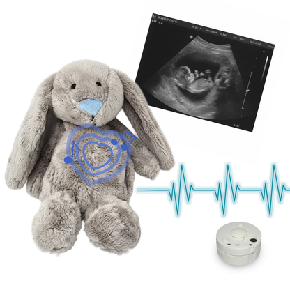 Personalised Embroidered Newborn Bunny Blue