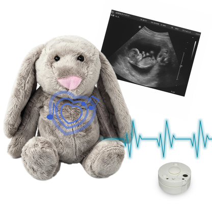 Personalised Embroidered Newborn Bunny Pink