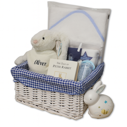 Blue Personalised Jumper Baby Hamper Baby Hamper Hamper_Image_from_different_angle