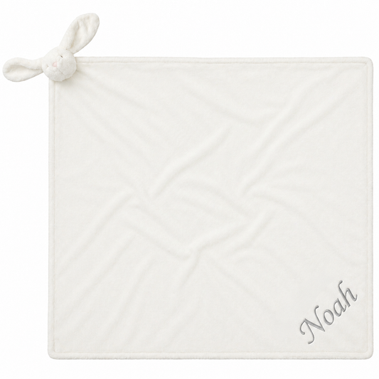 Personalised Plush Large Double Layered Bunny Blanket