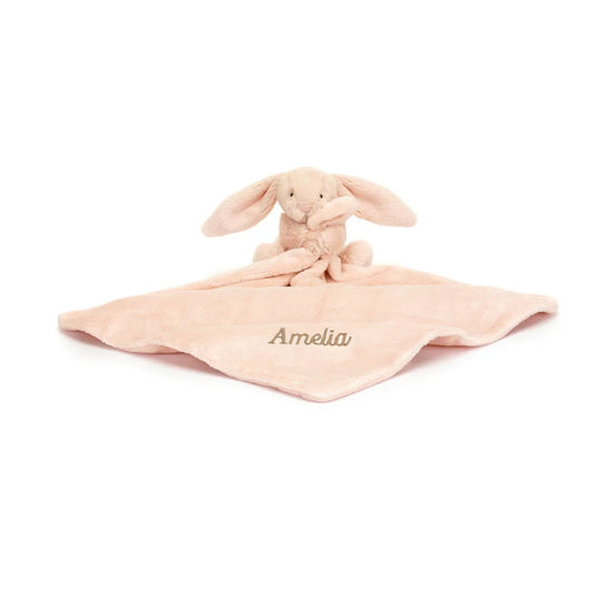 Jellycat Bashful Blush Bunny Soother - Personalised