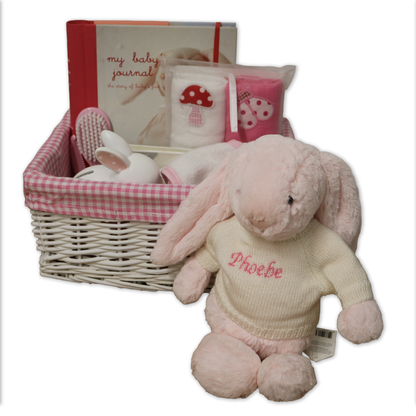 Pink Personalised Jumper Baby Hamper Baby Hamper PinkHamper1