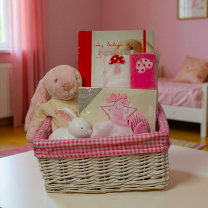 Pink Personalised Jumper Baby Hamper Baby Hamper PinkHamper_840555ac-21db-4786-b11c-dd553a2ce57d
