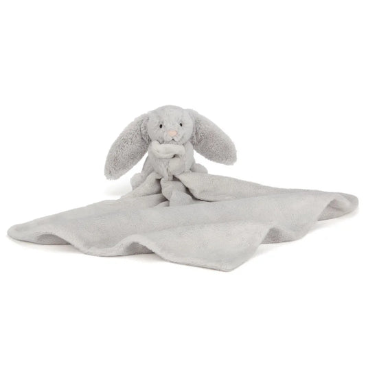 Jellycat Bashful Silver Bunny Soother - Personalised