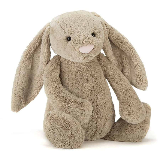 Personalised Jellycat Large Beige Bashful Bunny