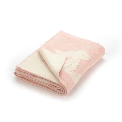 Personalised Jellycat Bashful Pink Bunny Blanket