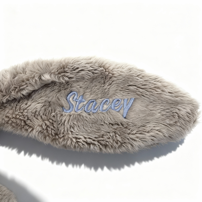 Personalised Embroidered Newborn Bunny Blue