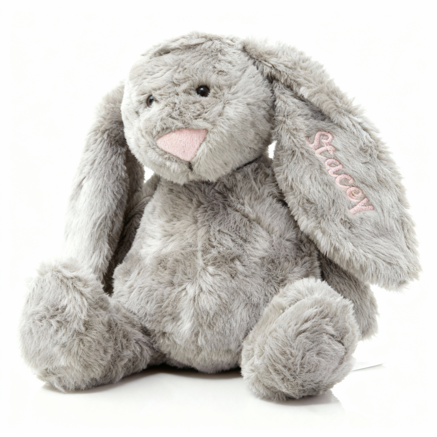 Personalised Embroidered Newborn Bunny Pink