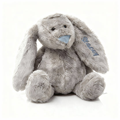 Personalised Embroidered Newborn Bunny Blue