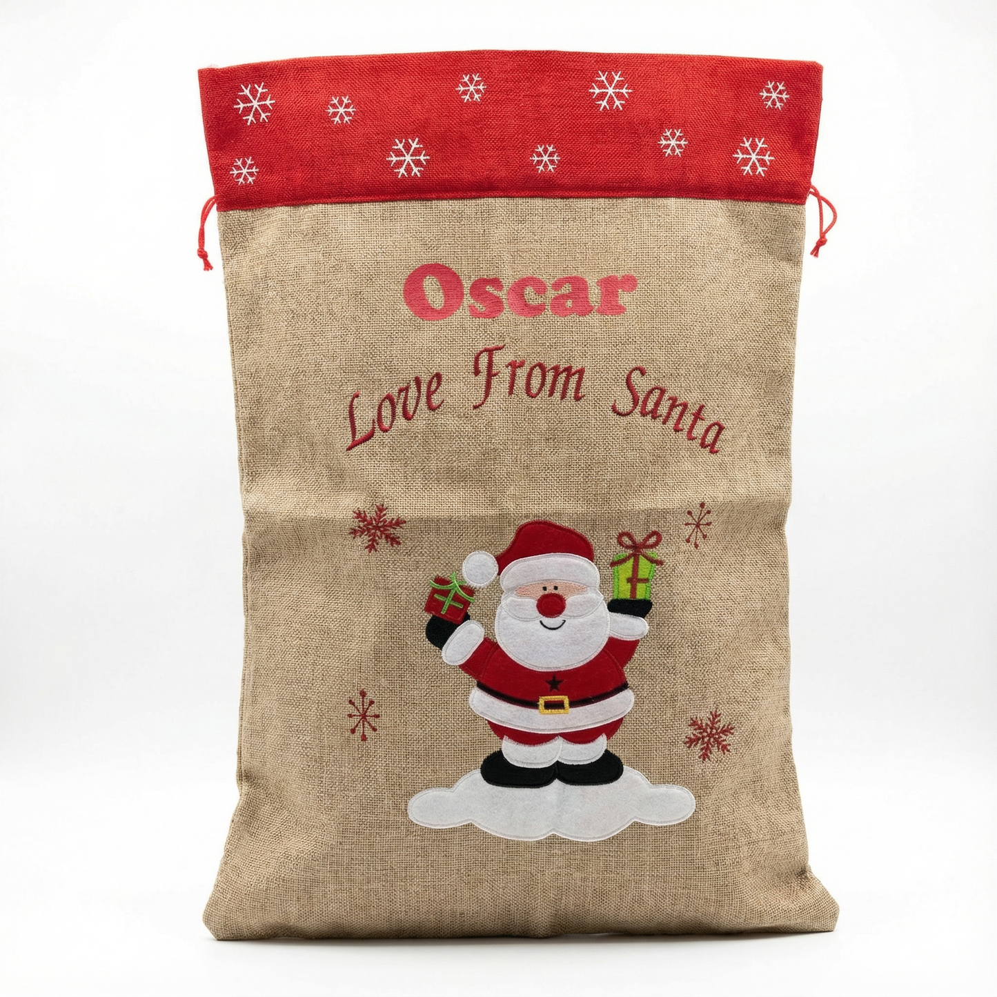 Love From Santa Personalised Christmas Sack