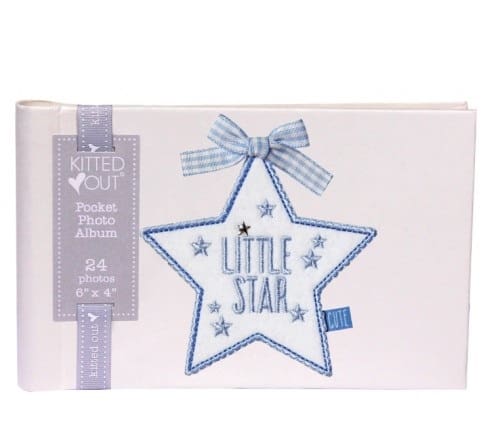 Little Star Blue Pocket Photo Album