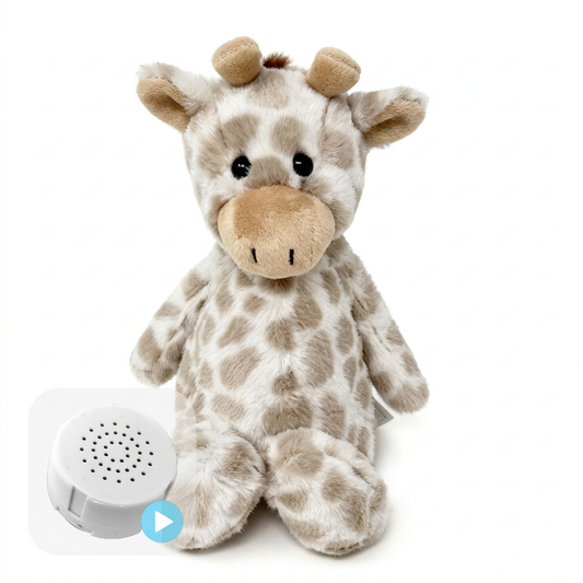 Flopsy Giraffe 10" Baby Heartbeat Bear