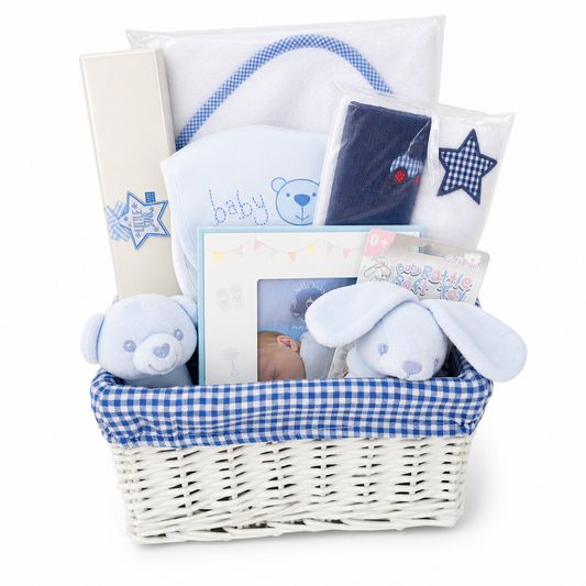 Personalised Blue Baby Hamper